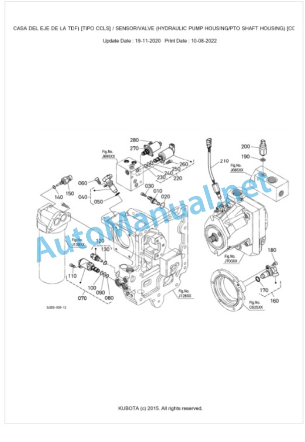 Kubota M7152SC Parts Manual PDF BKIDK5329-2