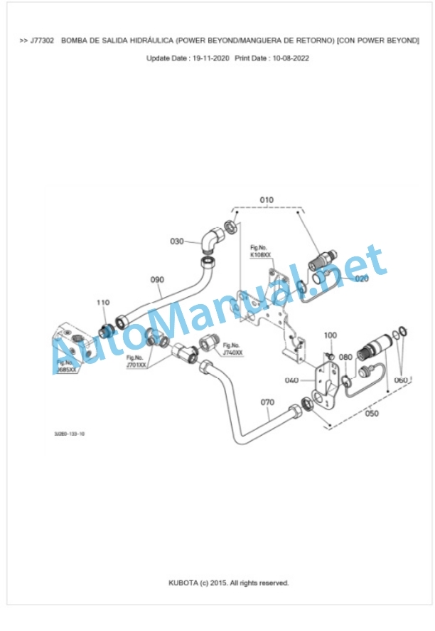 Kubota M7152SC Parts Manual PDF BKIDK5329-4