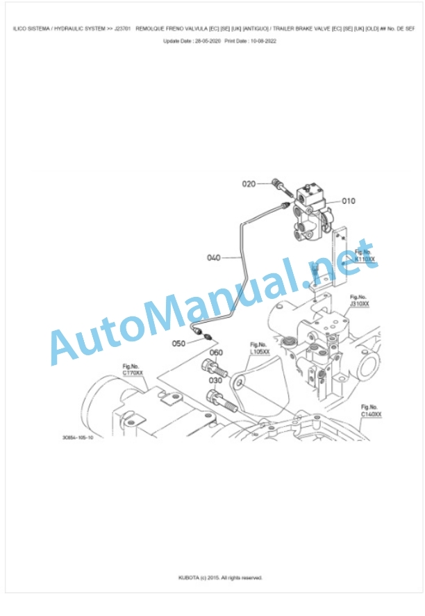 Kubota M8560C Parts Manual PDF BKIDK5037-4