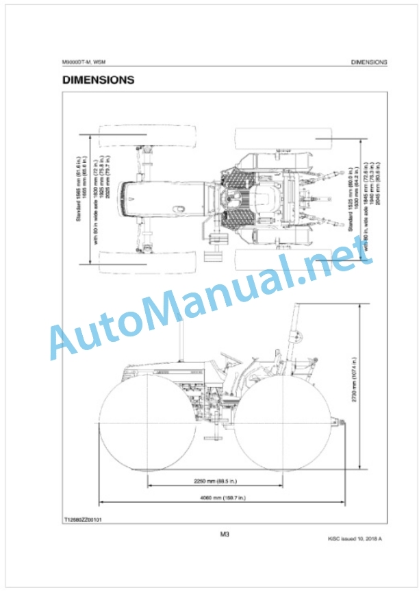 Kubota M9000DT-M Supplement Tractor Workshop Manual PDF-2