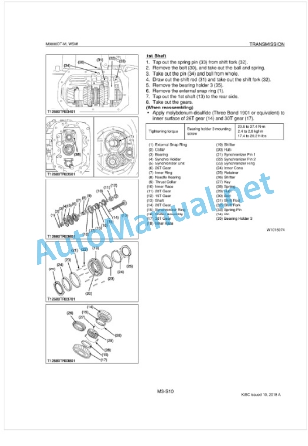 Kubota M9000DT-M Supplement Tractor Workshop Manual PDF-5