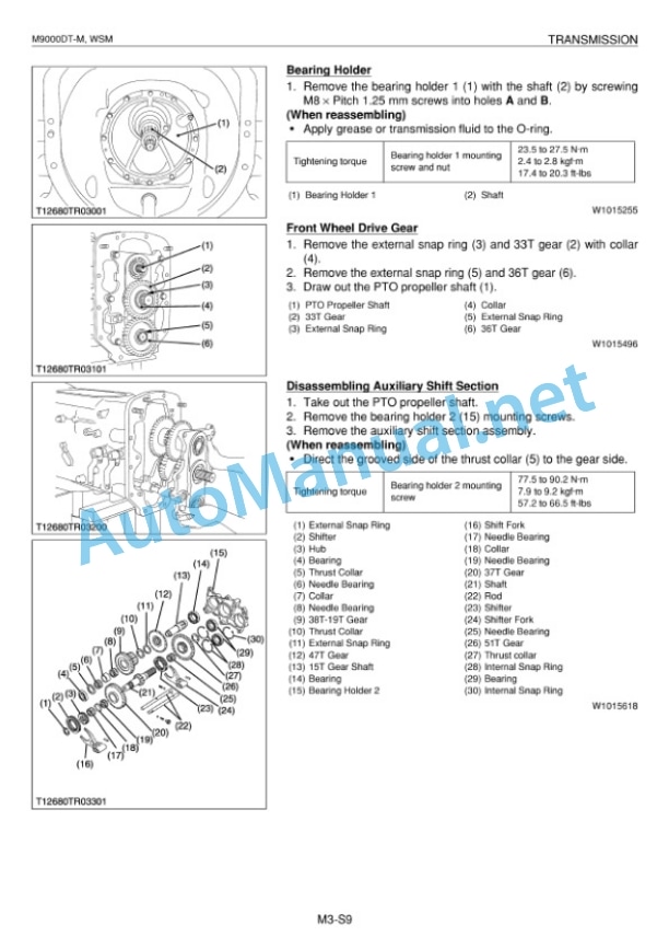 Kubota M9000DT-MC Supplement Tractor Workshop Manual PDF-5