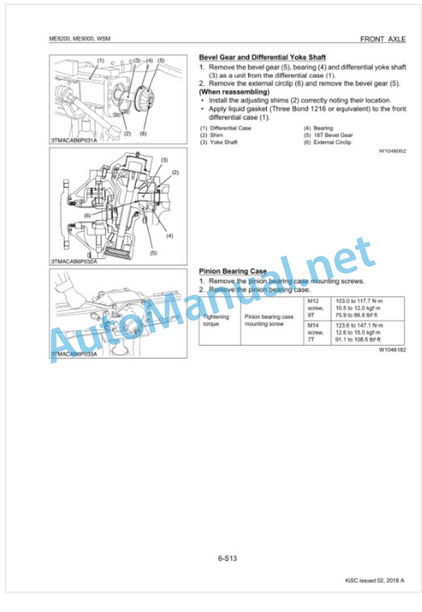 Kubota ME8200, ME9000 Tractor Workshop Manual PDF-4