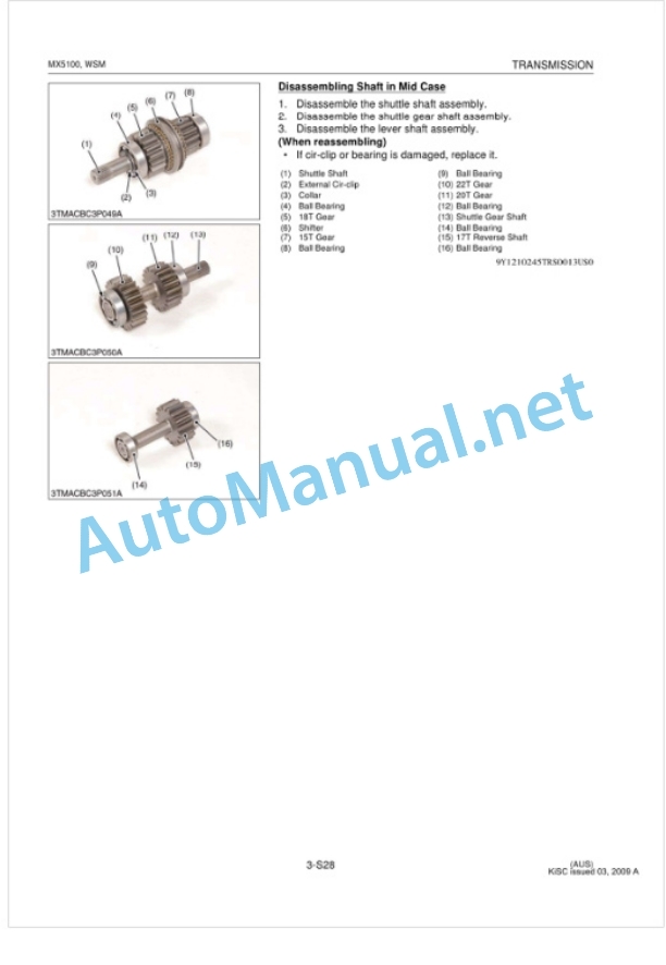 Kubota MX5100 Tractor Workshop Manual PDF-3