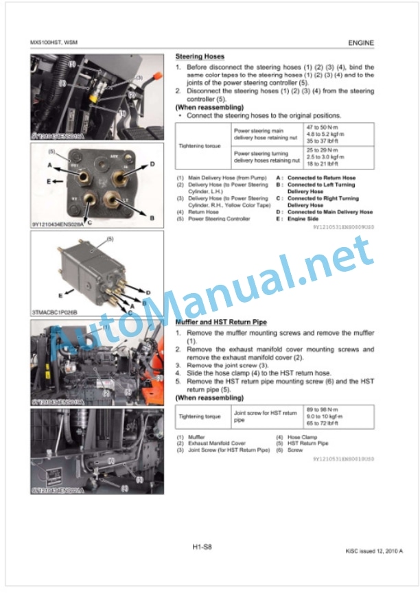 Kubota MX5100 Tractor Workshop Manual PDF-5