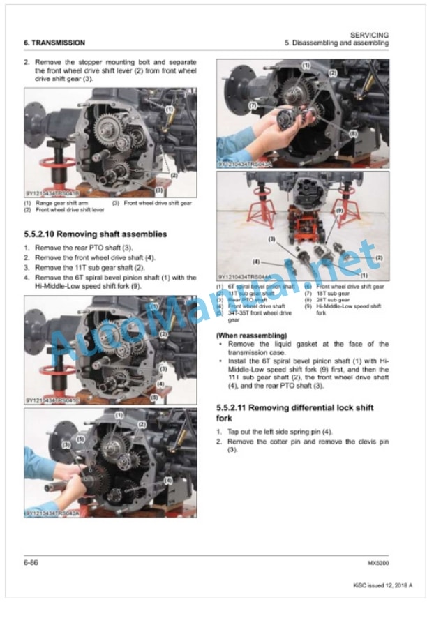 Kubota MX5200 Tractor Workshop Manual PDF-4