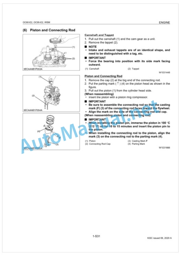 Kubota OC60-E2, OC95-E2 Diesel Engine Workshop Manual PDF-5