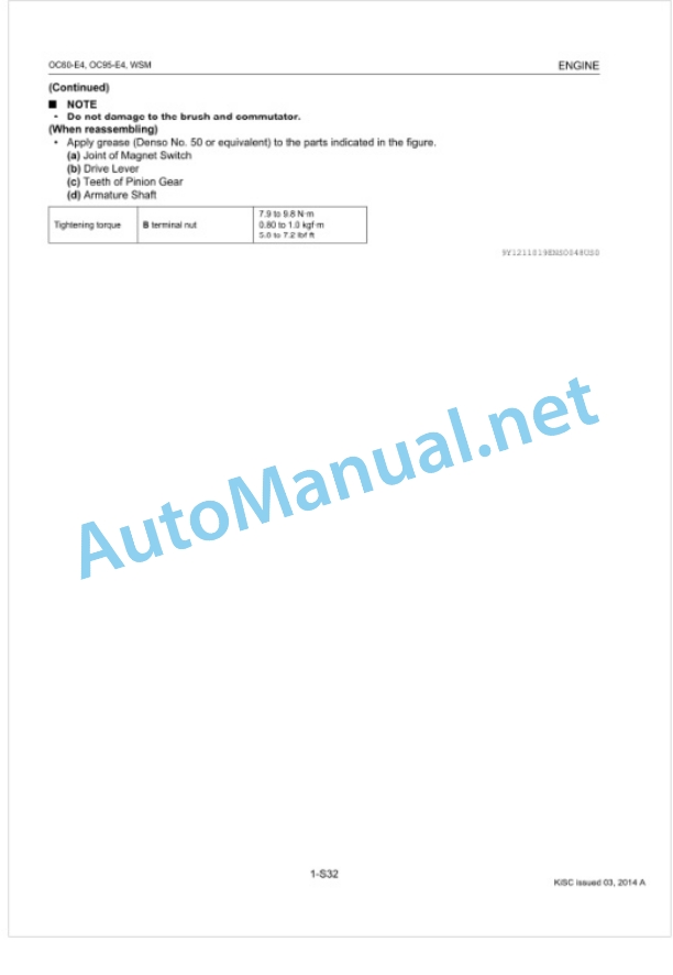 Kubota OC60-E4, OC95-E4 Diesel Engine Workshop Manual PDF-5