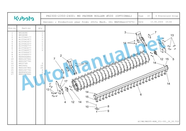 Kubota PH2300-2350-2400 Parts Manual PDF-4