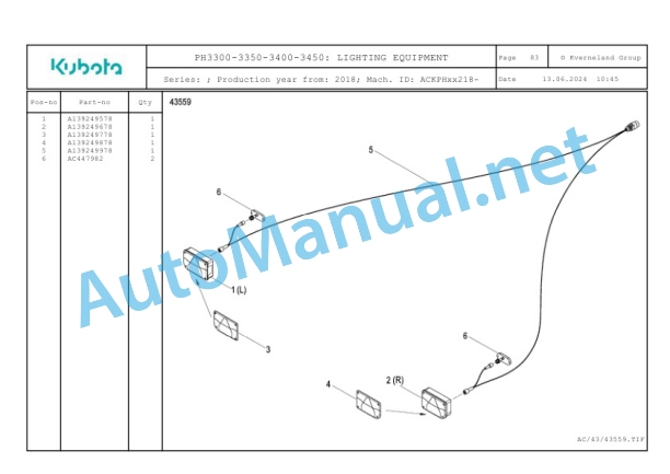 Kubota PH3300-3350-3400-3450 Parts Manual PDF-5