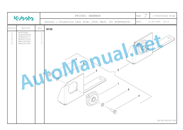 Kubota PP1000 Parts Manual PDF-4