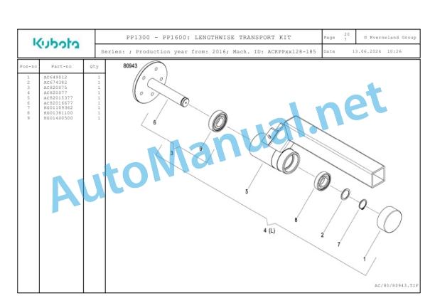 Kubota PP1300-PP1600 Parts Manual PDF-4