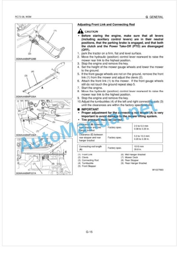 Kubota RC72-38 Rotary Mower Workshop Manual PDF-4