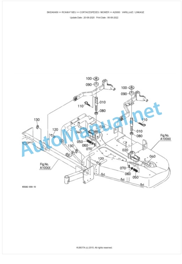 Kubota RCK48-F19EU Parts Manual PDF BKIDA0409-5