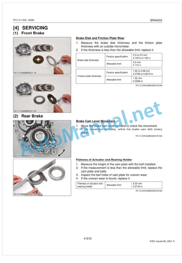 Kubota RTV-X1100C Utility Vehicle Workshop Manual PDF-4