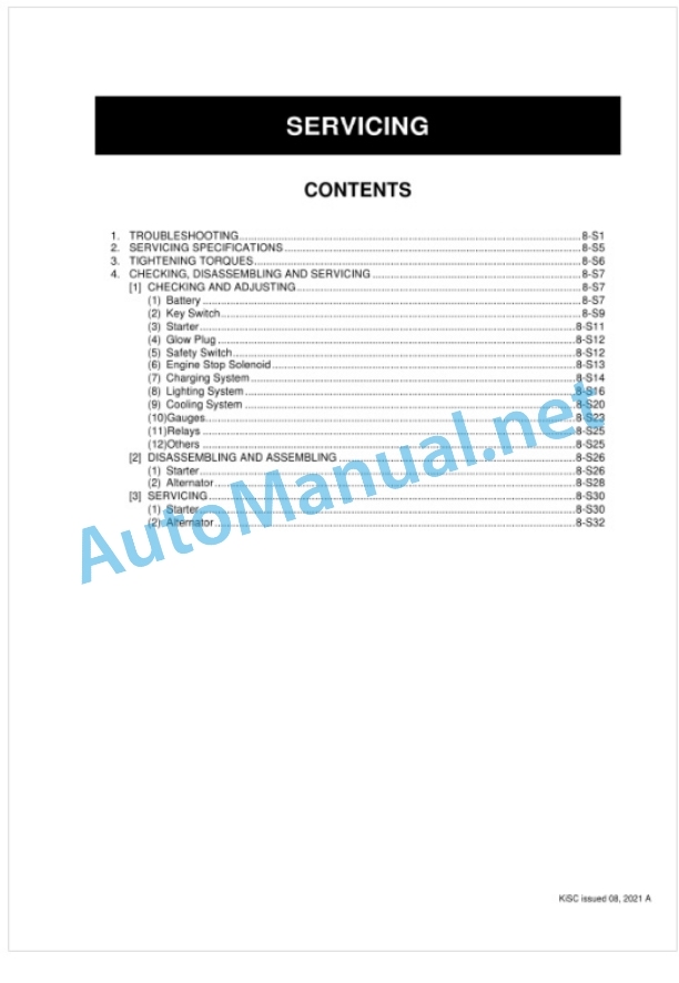 Kubota RTV-X1100C Utility Vehicle Workshop Manual PDF-5