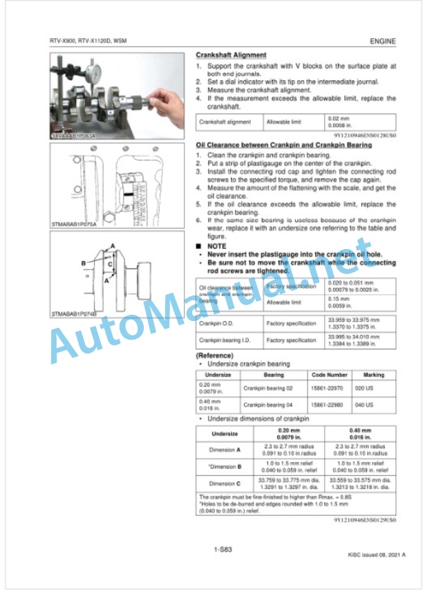 Kubota RTV-X900, RTV-X1120D Utility Vehicle Workshop Manual PDF-3