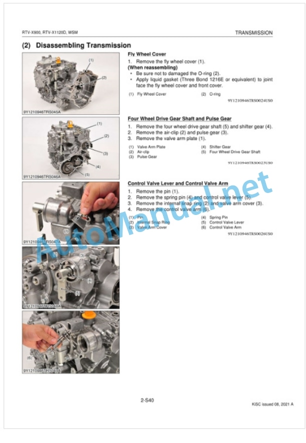 Kubota RTV-X900, RTV-X1120D Utility Vehicle Workshop Manual PDF-4