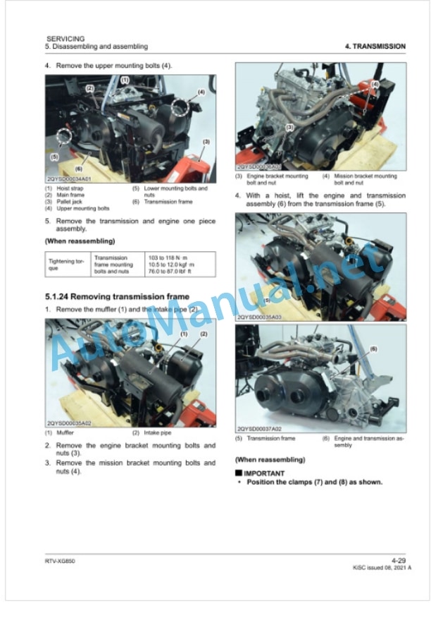 Kubota RTV-XG850 Utility Vehicle Workshop Manual PDF-4