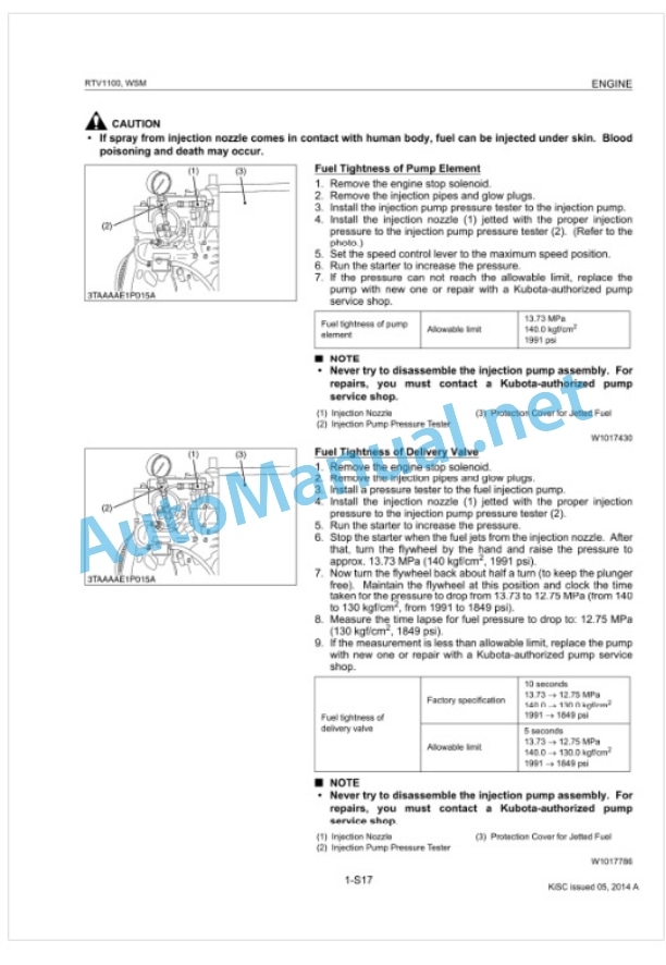 Kubota RTV1100 Utility Vehicle Workshop Manual PDF-2