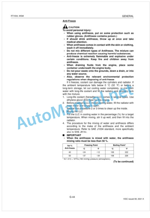 Kubota RTV500 Utility Vehicle Workshop Manual PDF-2