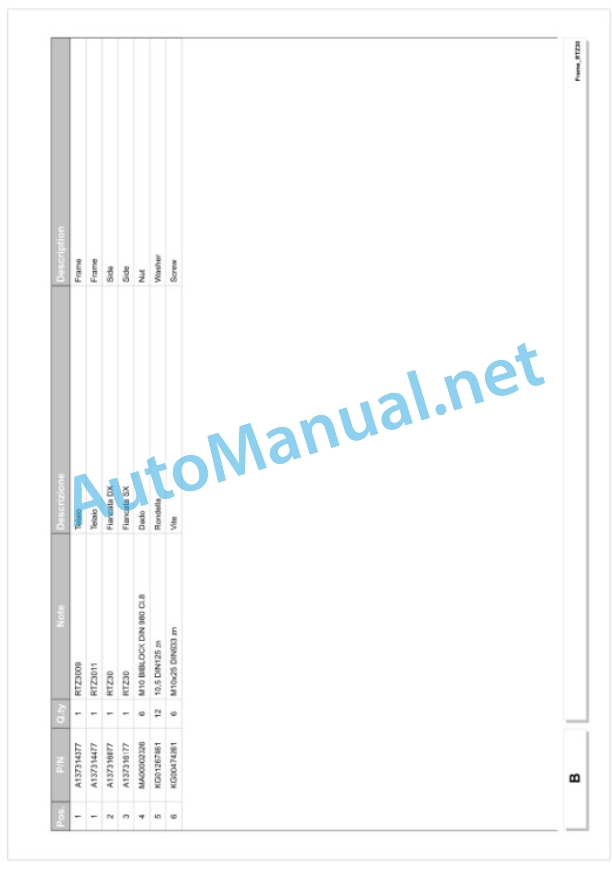 Kubota RTZ 30-45-60 Parts Manual PDF-2