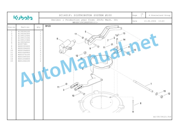 Kubota SC1401F Parts Manual PDF-5