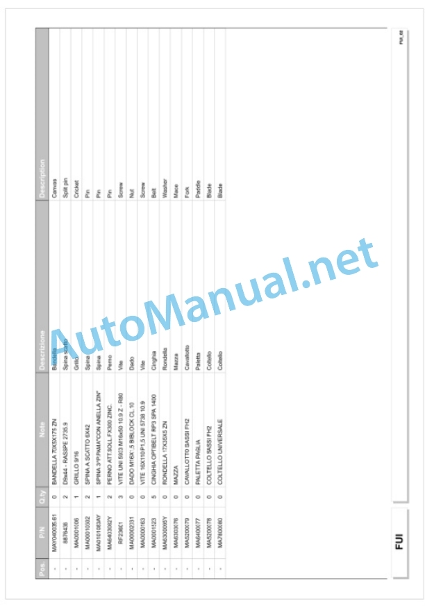 Kubota SE2000P-200, SE2000P-230, SE2000P-250 Parts Manual PDF-2