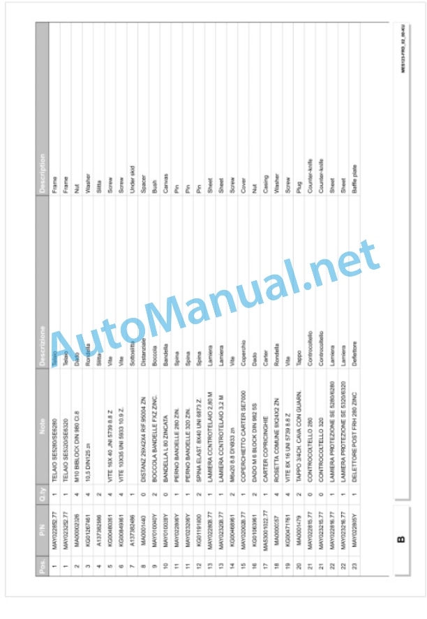 Kubota SE6280-6320 Parts Manual PDF-3