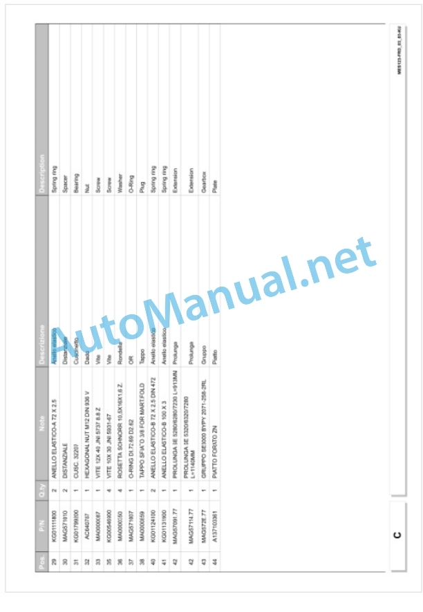 Kubota SE6280-6320 Parts Manual PDF-4