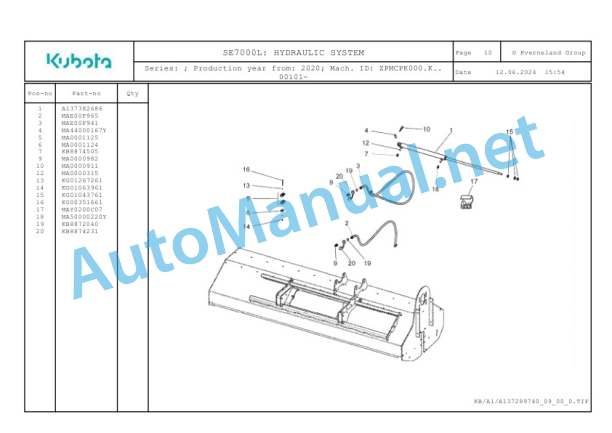 Kubota SE7000L Parts Manual PDF-5