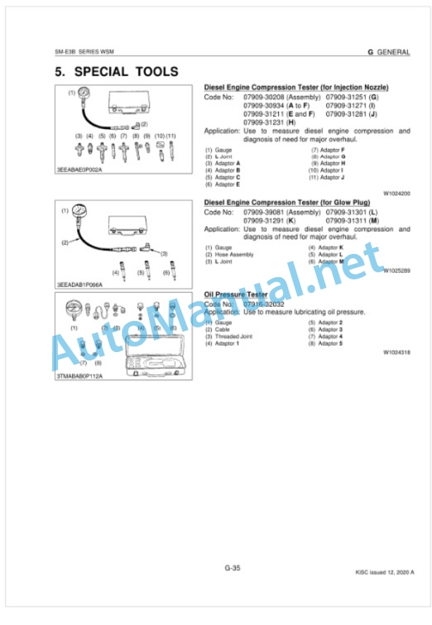 Kubota SM-E3B Series Diesel Engine Workshop Manual PDF-3