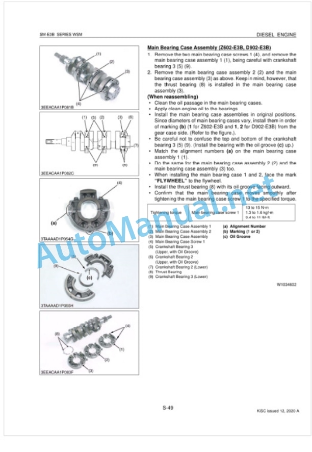 Kubota SM-E3B Series Diesel Engine Workshop Manual PDF-5