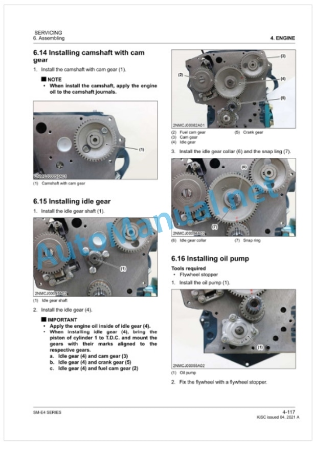 Kubota SM-E4 Series Diesel Engine Workshop Manual PDF-5