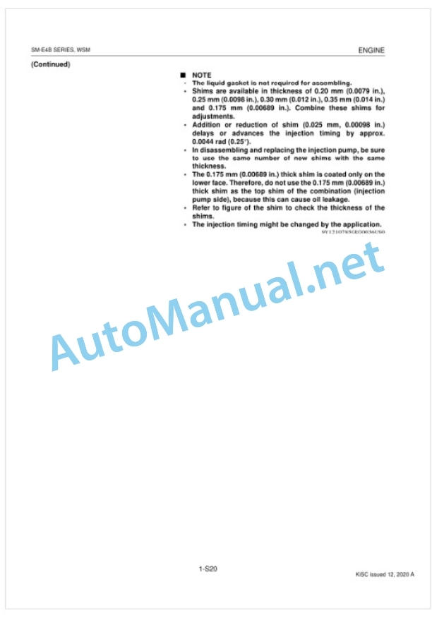 Kubota SM-E4B Series Diesel Engine Workshop Manual PDF-4