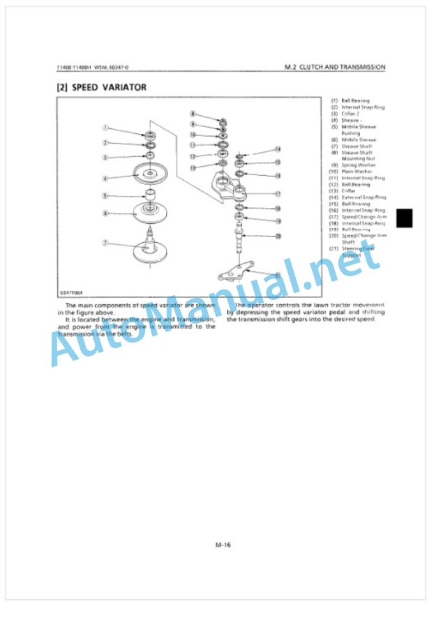 Kubota T1400, T1400H Workshop Manual PDF-2