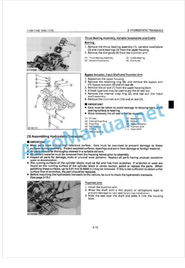 Kubota T1460, T1560 Workshop Manual PDF-4