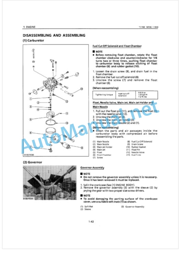 Kubota T1760 Workshop Manual PDF-4