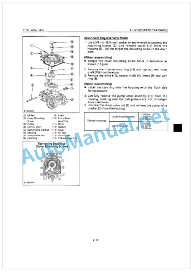 Kubota T1760 Workshop Manual PDF-5