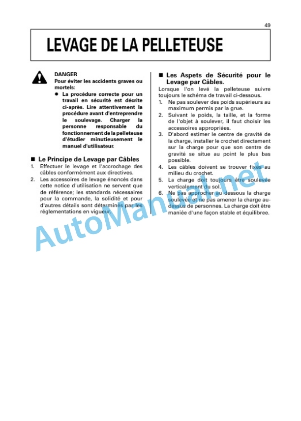 Kubota U17 Backhoe Operators Manual PDF FR-4