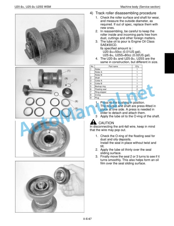 Kubota U25S, U20-3a, U25-3a Service Chapter Excavator Workshop Manual PDF-2