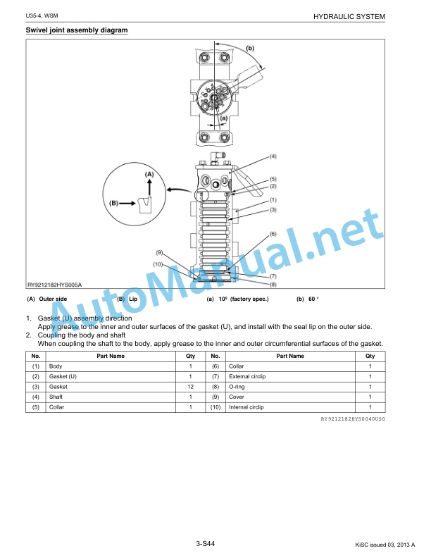 Kubota U35-4 Excavator Workshop Manual PDF-3