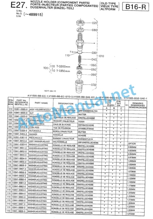 Kubota V1505-BB-EC-1, V1505-BBS-EC-1, V1505 Parts Manual PDF-4