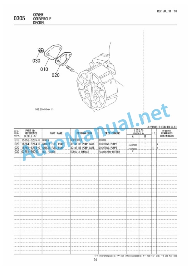 Kubota V1505-T-E3B-EU-XL Diesel Engine Parts Manual PDF-4