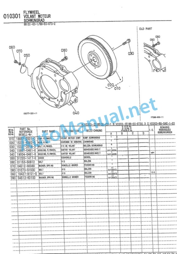 Kubota V2203-EBB-EC-1 Diesel Engine Parts Manual PDF-3