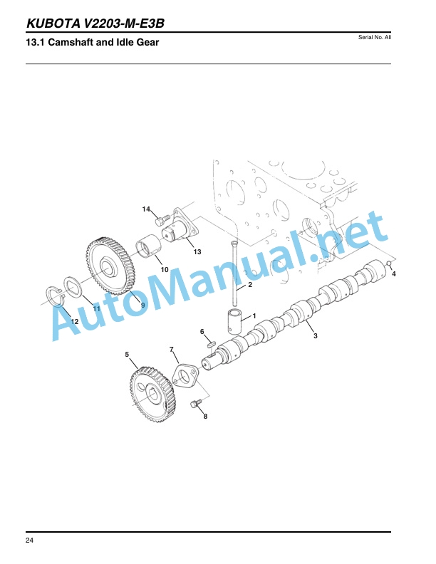 Kubota V2203-M-E3B-1, V2203-M-E3B-2, V2403 Parts Manual PDF-3