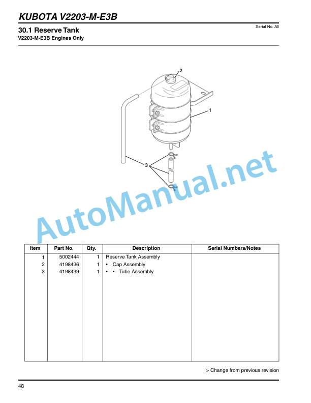 Kubota V2203-M-E3B-1, V2203-M-E3B-2, V2403 Parts Manual PDF-5