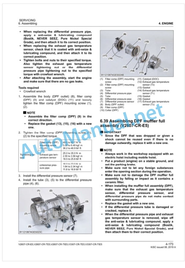 Kubota V2607-CR-E5, V2607-CR-TE5, V2607 Workshop Manual PDF-5