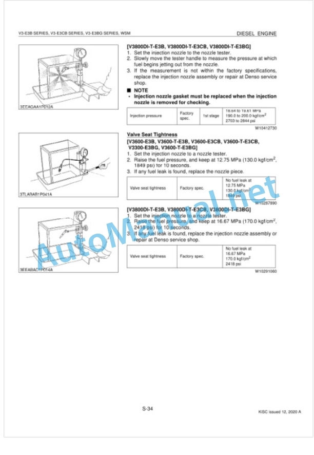 Kubota V3-E3B, V3-E3CB, V3-E3BG Series Diesel Engine Workshop Manual PDF-4