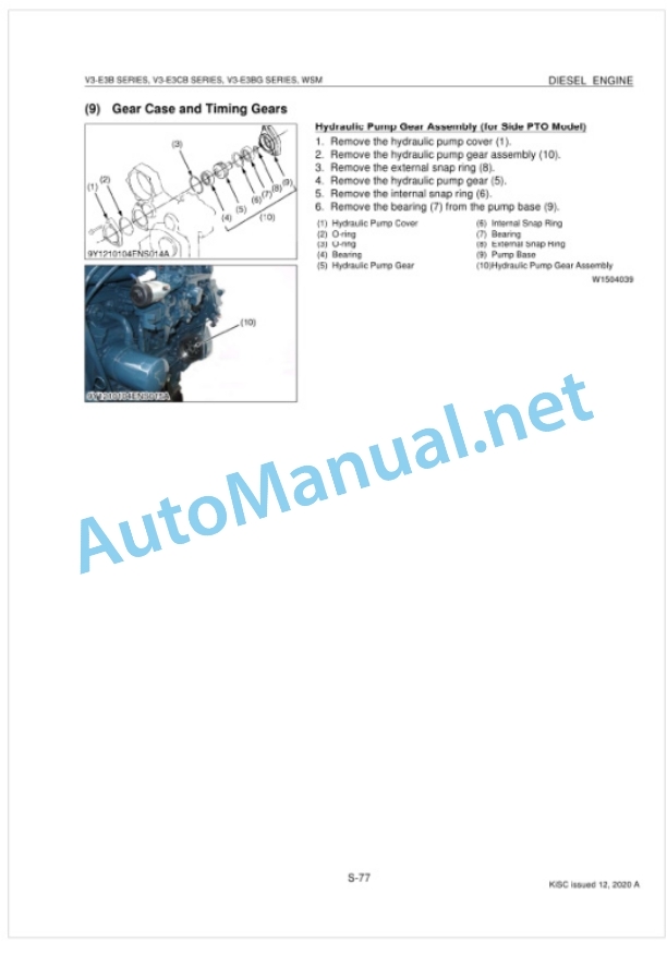 Kubota V3-E3B, V3-E3CB, V3-E3BG Series Diesel Engine Workshop Manual PDF-5